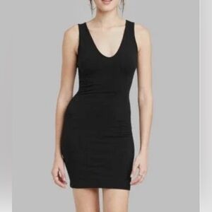 Wild fable cotton little black dress